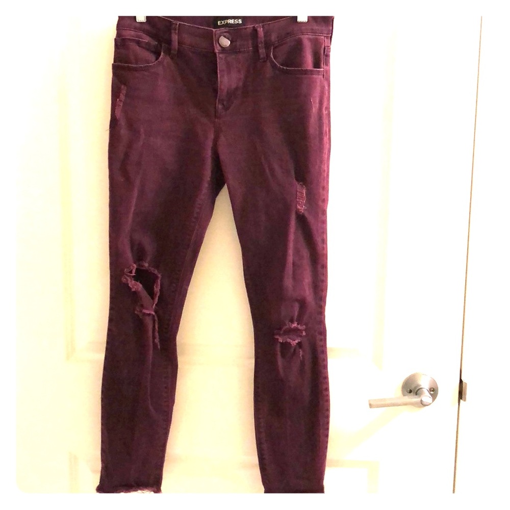 Purple express jeans